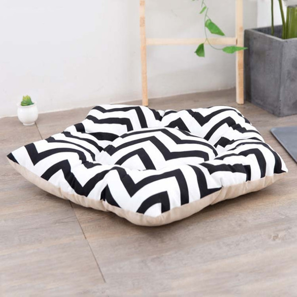 Pet Tent Sleeping Mat Dog Bed, Specification: Medium 45cm(Black Stripes)