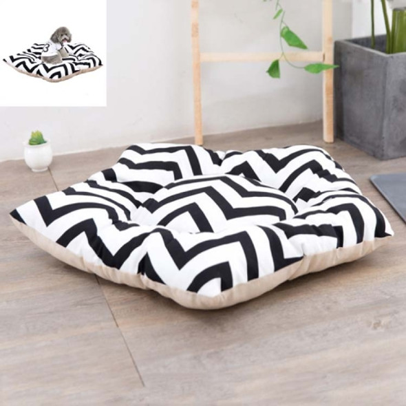 Pet Tent Sleeping Mat Dog Bed, Specification: Medium 45cm(Black Stripes)