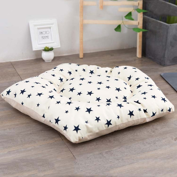 Pet Tent Sleeping Mat Dog Bed, Specification: Medium 45cm(Beige Star)