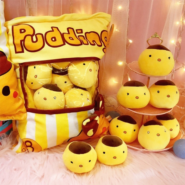 Cute Animal Doll Plush Toy Simulation Creative Snack Pillow(Yellow Chicken)