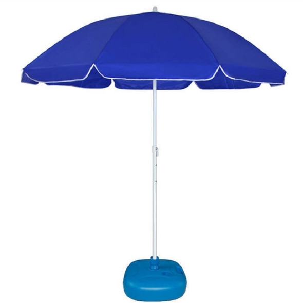 Outdoor Large Double-layer Sun Umbrella Shade And Sun Protection Stalls In The Wild, Style:2.8m sapphire blue