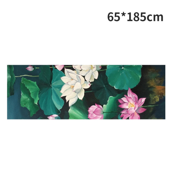 Portable Printed Non-slip Environmental Protection Yoga Mat Drape, Size: 185 x 63cm(Misty Lotus)