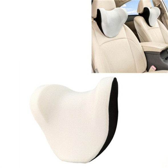 Car Headrest And Neck Pillow Ice Silk Breathable Space Memory Foam Pillow(Gray)