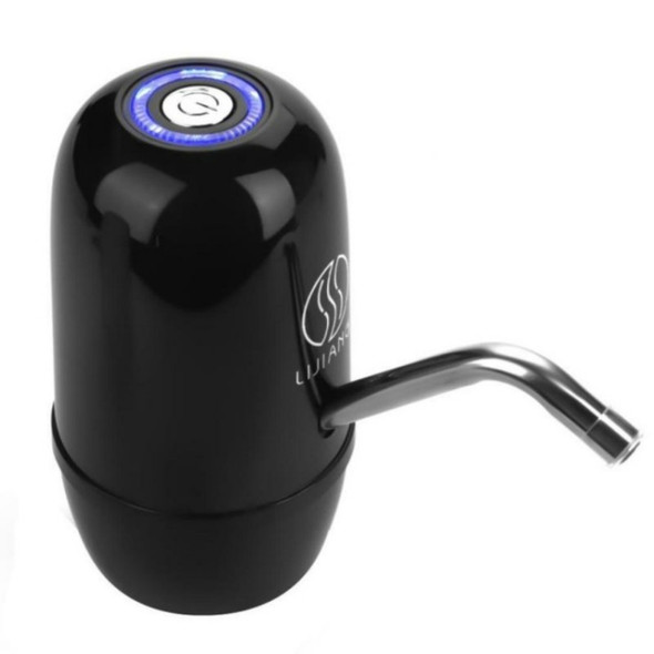 USB Fast Charging Electric Automatic Pump Dispenser Double Motor Bottle Drinking Water Pump(Black)