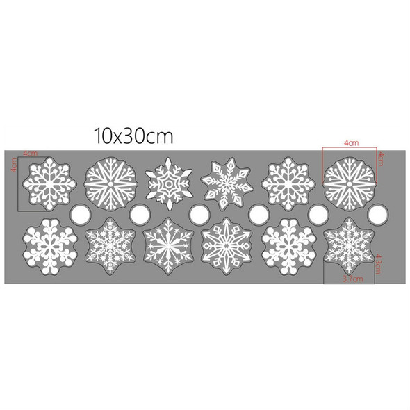 20 PCS Wall Stickers Electrostatic Window Glass Stickers Christmas Stickers(Snowflakes)