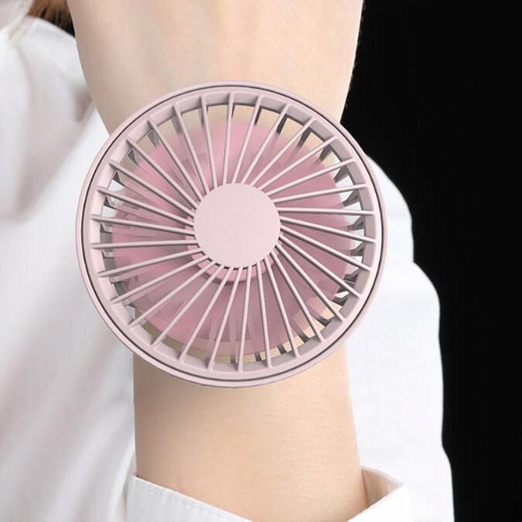 Band Fan Mini Lazy Portable Wrist Small Fan(Pink)