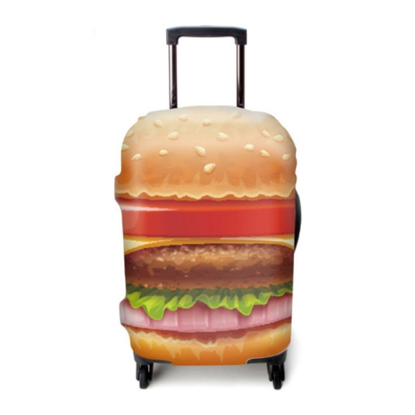 Elastic Trolley Case Dust Cover, Size:S (18-22 inch)(Super Hamburger)