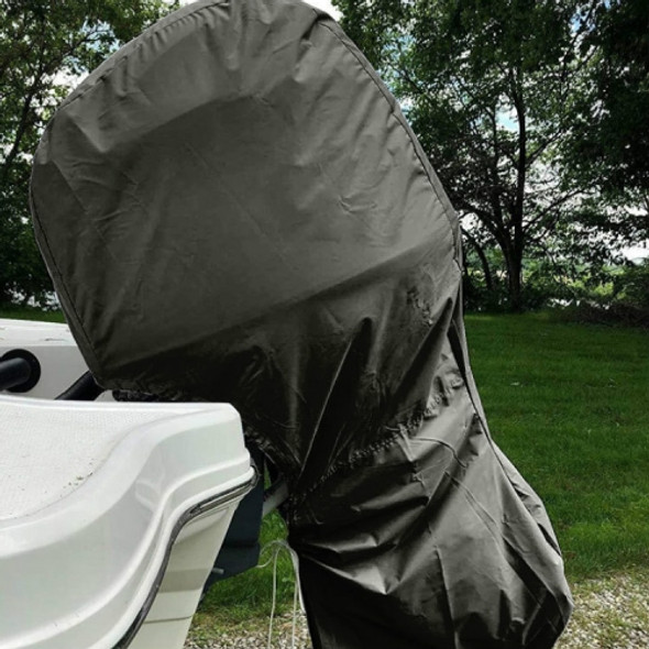 G27 Outside Engine Hood Ship Side Engine Protection Cover Ship Side Engine Rain Cover, Size: 15-20HP 53 x 57x 47 inch, Specification:420D(Black)