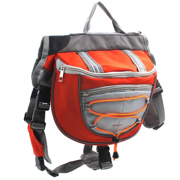 Self-Portable Backpack For Dogs Out Of The Backpack Breathable Mesh Pet Bag, Specification: S(Orange)