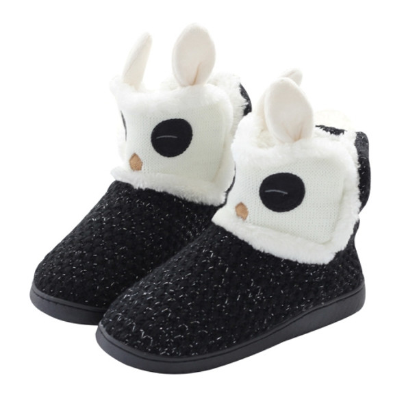 Autumn And Winter Non-Slip Home Cotton Boots Thick Warm Cotton Slippers, Size: 39-40