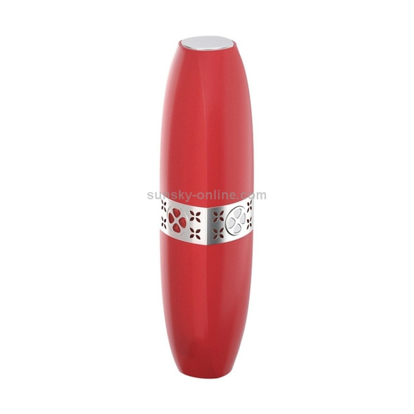 Ladies Lipstick Epilator Underarm Lip Hair Facial Portable Mini Hair Removal Device(Red)