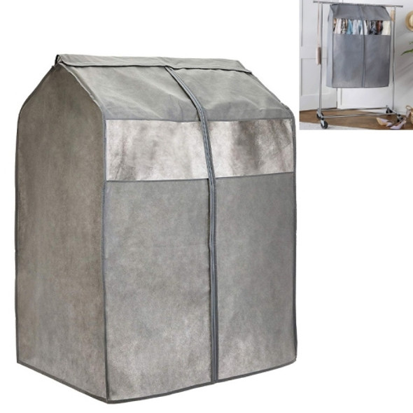 2 PCS Thickened Non-Woven Suit Dust Cover Wardrobe Storage Three-Dimensional Dust Bag, Specification: 110x60x50cm(Gray)