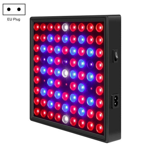 LED Plant Light Quantum Board Greenhouse Seedling Plant Growth Supplementary Light Full Spectrum Plant Planting Light, Power: 169 Beads EU Plug