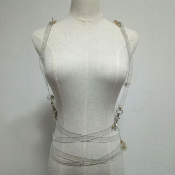 Women Braces + Waistband Integrated Personality Clothing Accessories(Transparent)