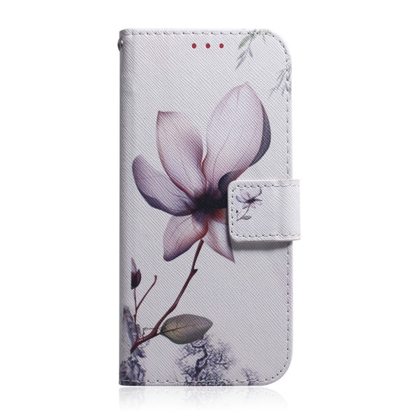 3D Colored Drawing Horizontal Flip Leather Case, with Holder & Card Slot & Wallet For iPhone 11 Pro Max(Magnolia)