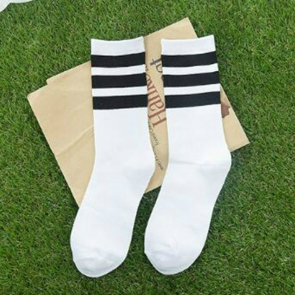 20 Pairs Women Cotton Hiphop Skate Long Socks Women's Cotton Casual Socks(Black )