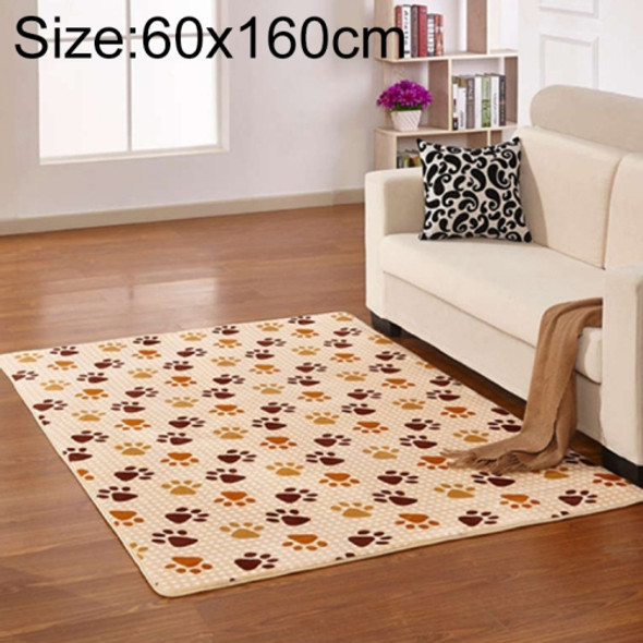 Thick Modern Household Non-slip Absorbent Floor Mats for Kitchen and Bathroom, Size:60 x 160cm(Footprint)