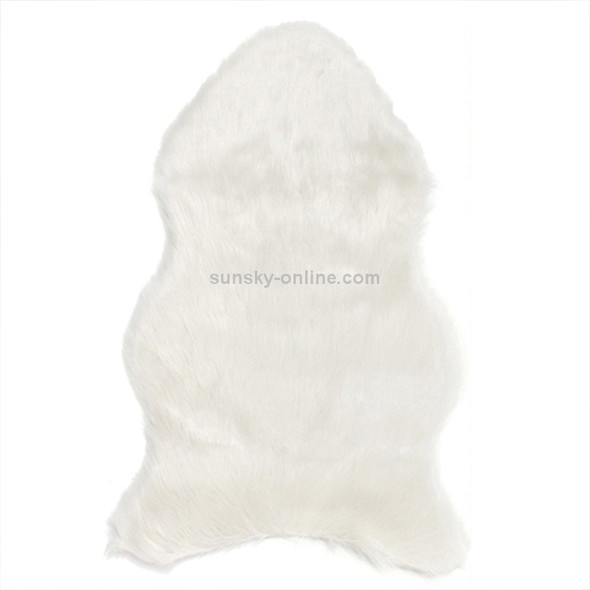 Wool Sofa Cushion Fur Full Whole Sheepskin Carpet Window Decoration Mat, Size:65x100cm(Coffee)