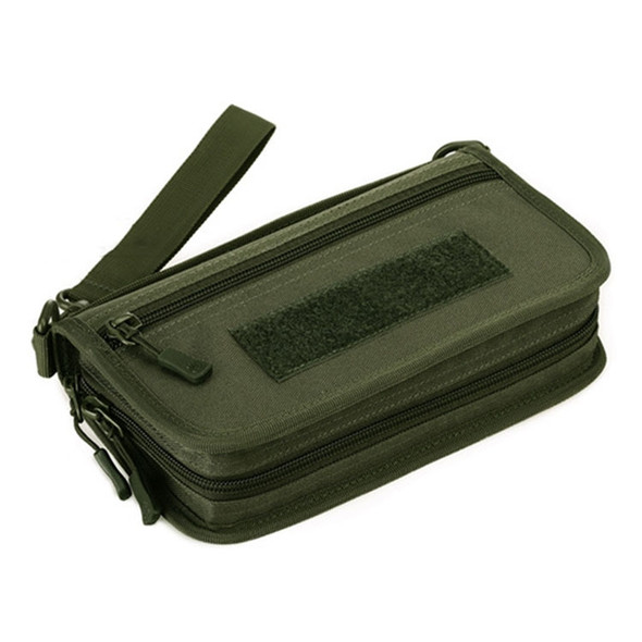 Outdoor Travel Passport Wallet 6 Inch Mobile Phone Bag(Army Green)