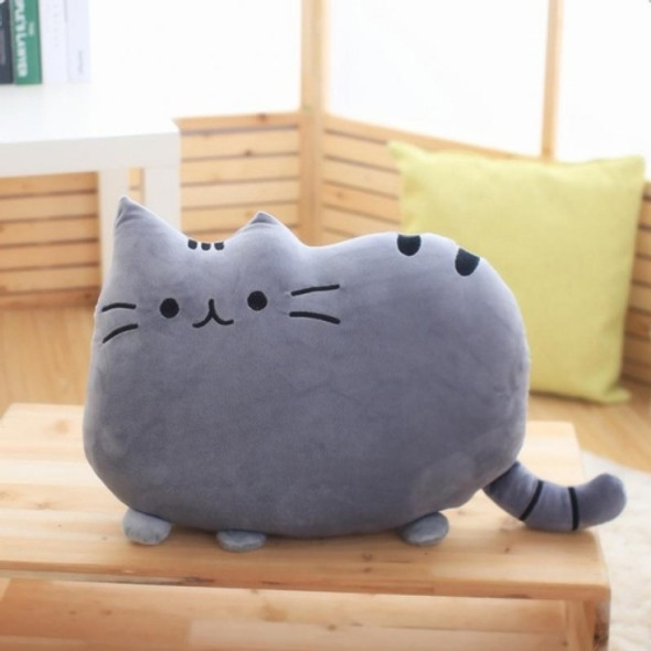3 PCS Soft Plush Stuffed Animal Doll Anime Toy Cute Cushion(Gray)