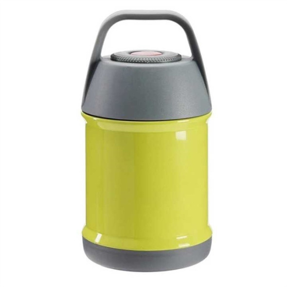 Stainless Steel Vacuum Stew Pot Portable Student Heat Preservation Lunch Box, Capacity: 560ml(Green)