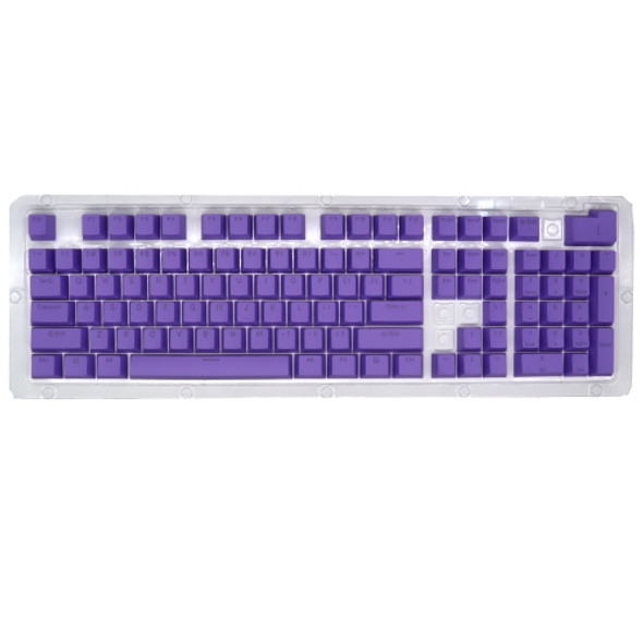 HXSJ P9 104 Keys PBT Color Mechanical Keyboard Keycaps(Purple)