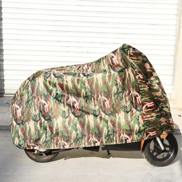 190T Polyester Taffeta All Season Waterproof Sun Motorcycle Mountain Bike Cover Dust & Anti-UV Outdoor Camouflage Bicycle Protector, Size: L
