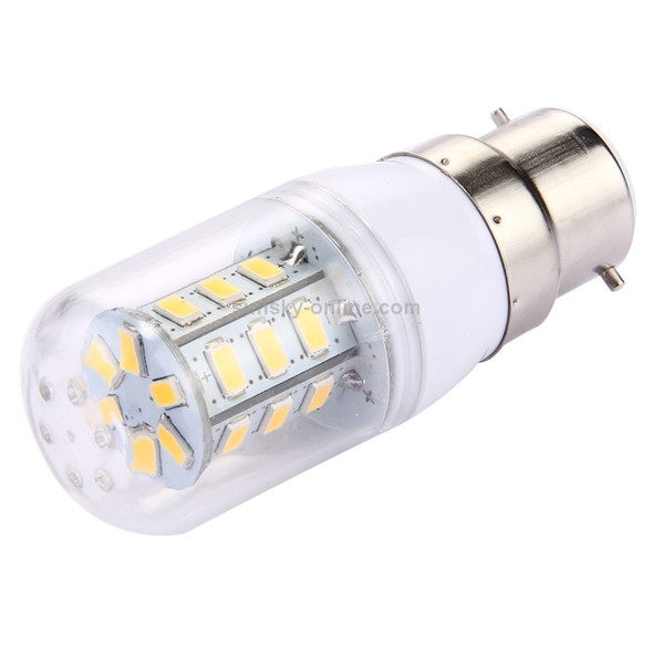 B22 2.5W LED Corn Light 24 LEDs SMD 5730 Bulb, AC 110-220V (Warm White)