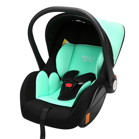 Car Newborn Safety Seat Portable Cradle for Baby Outing (Green)