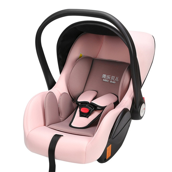 Car Newborn Safety Seat Portable Cradle for Baby Outing (Pink)
