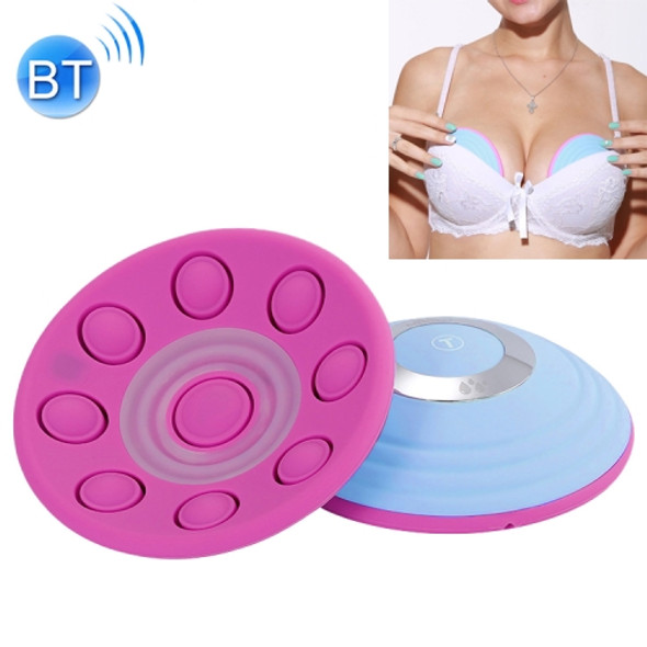 Bluetooth  Breast Massager with Anti-sagging And Remote Control, Style:APP Models(Blue)