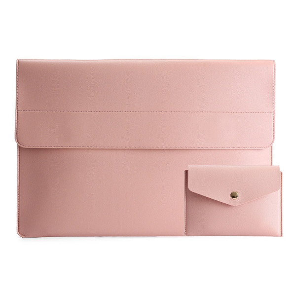 14 inch POFOKO Lightweight Waterproof Laptop Protective Bag(Pink)