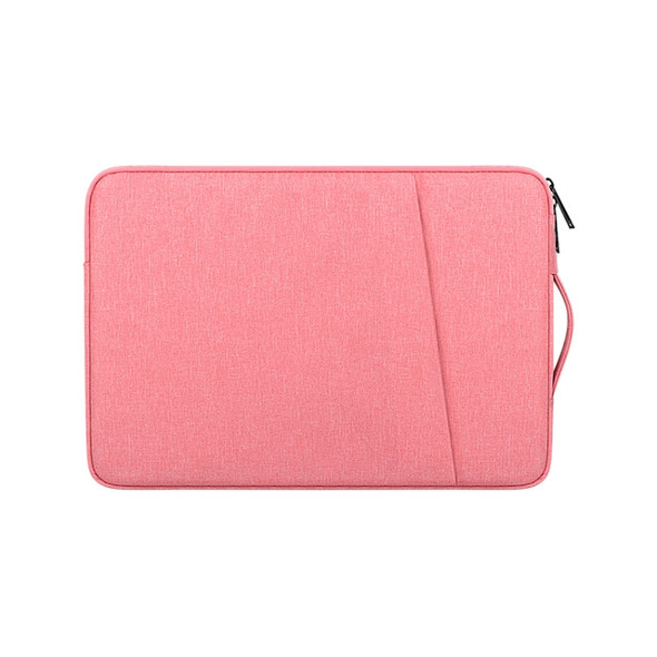 ND01D Felt Sleeve Protective Case Carrying Bag for 14.1 inch Laptop(Pink)