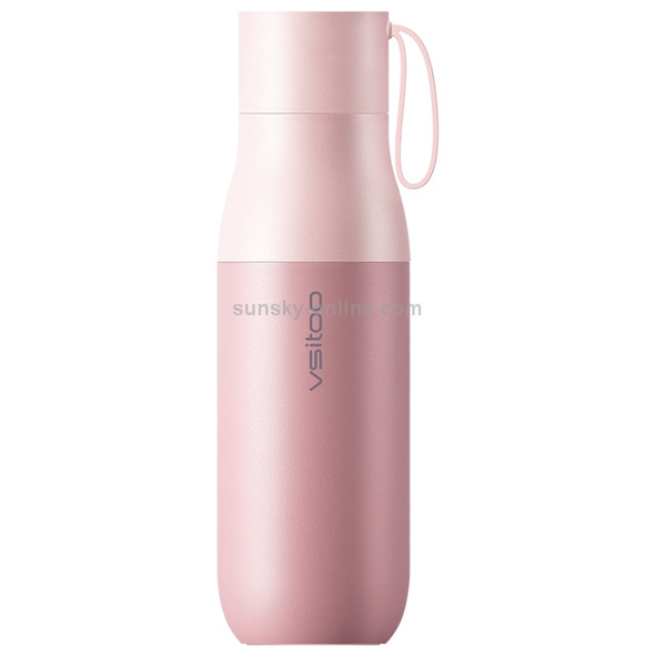 Original Huawei Vsitoo Smart Water Bottle Vacuum Thermal Cup, Capacity : 450mL, Support HUAWEI HiLink(Pink)