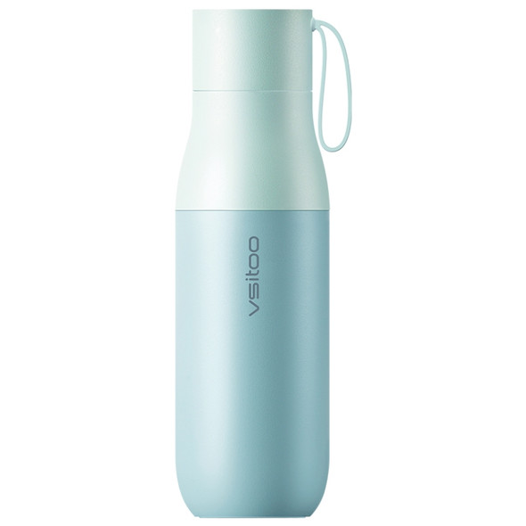 Original Huawei Vsitoo Smart Water Bottle Vacuum Thermal Cup, Capacity : 450mL, Support HUAWEI HiLink(Blue)