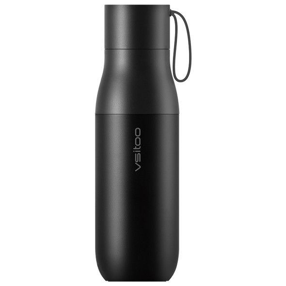 Original Huawei Vsitoo Smart Water Bottle Vacuum Thermal Cup, Capacity : 450mL, Support HUAWEI HiLink(Black)