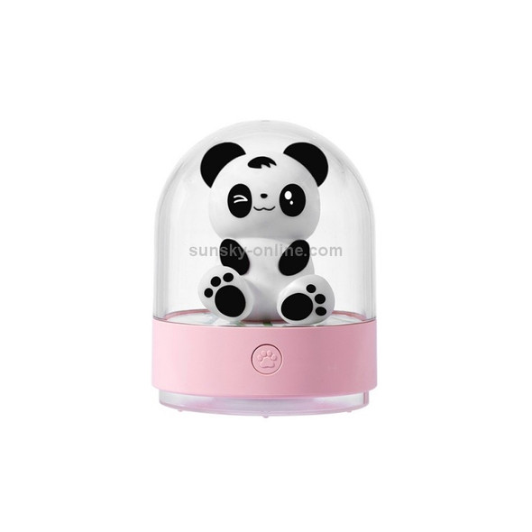 USB Charging Cute Pet Aromatherapy Night Light LED Desktop Colorful Lights(Pink)
