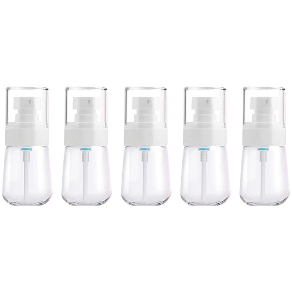 5 PCS Travel Plastic Bottles Leak Proof Portable Travel Accessories Small Bottles Containers, 30ml(Transparent)