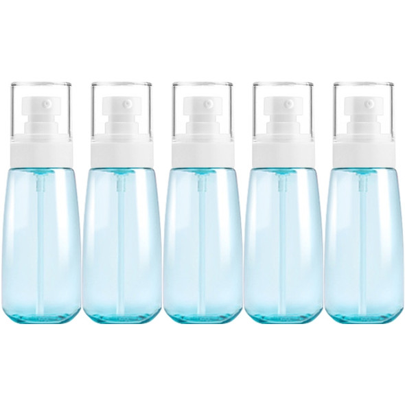 5 PCS Travel Plastic Bottles Leak Proof Portable Travel Accessories Small Bottles Containers, 100ml(Blue)