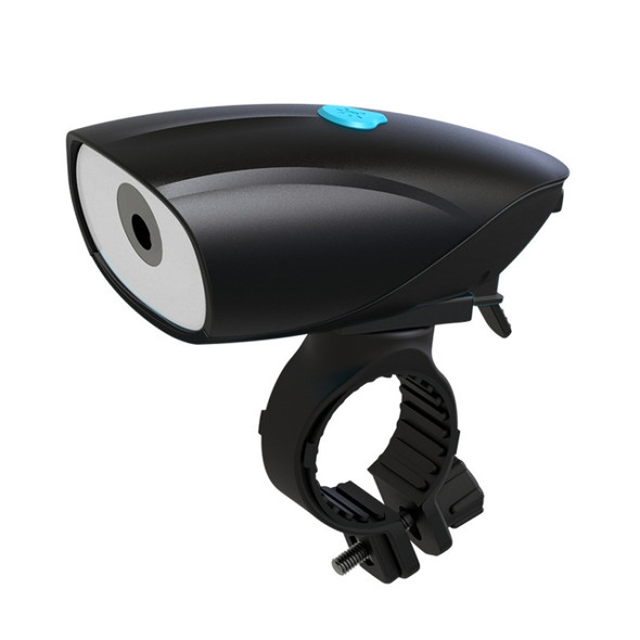 USB Charging Bike LED Riding Light, Charging 3 Hours with Horn(Black)