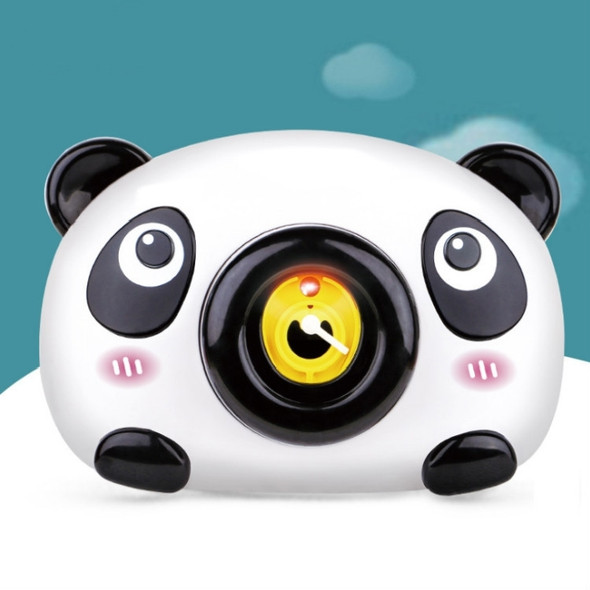 Little Panda Electric Automatic Bubble Camera Machine Children Toy(White)