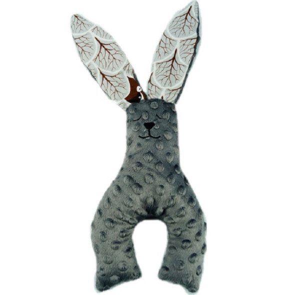 Cute Rabbit Plush Toy Baby Sleep Comfort Toy Children Gift(Starry Gray)