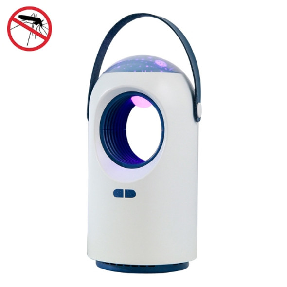 USB Household Purple LED Mosquito Killer Outdoor Mute Suction Type Mosquito Repellent(Wisdom Blue)