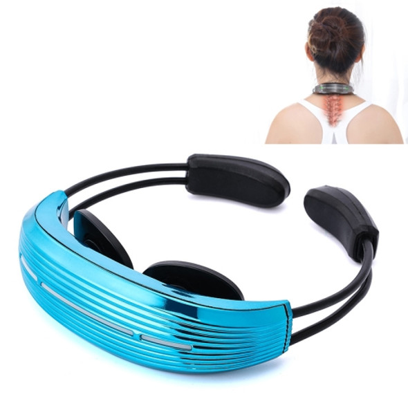 Smart Cervical Massager Multifunctional Mini Household Electric Neck Protective Physical Therapy Device(Blue)