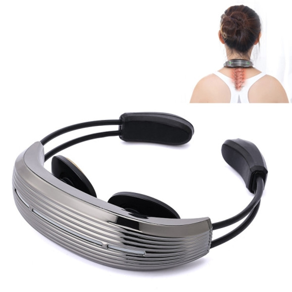 Smart Cervical Massager Multifunctional Mini Household Electric Neck Protective Physical Therapy Device(Black)