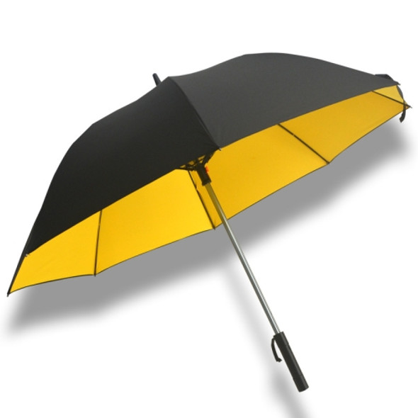 Sunscreen Spray Fan Umbrella Anti-ultraviolet Sunshade Long Handle Sun and Rain Umbrella, Colour: Yellow