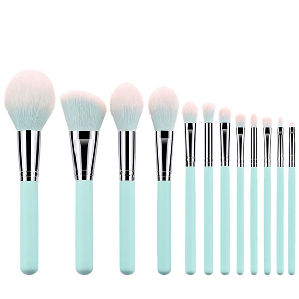 12 in 1 Makeup Brush Set Soft Beauty Tool Brush, Exterior color: 12 Makeup Brushes + Red Bag