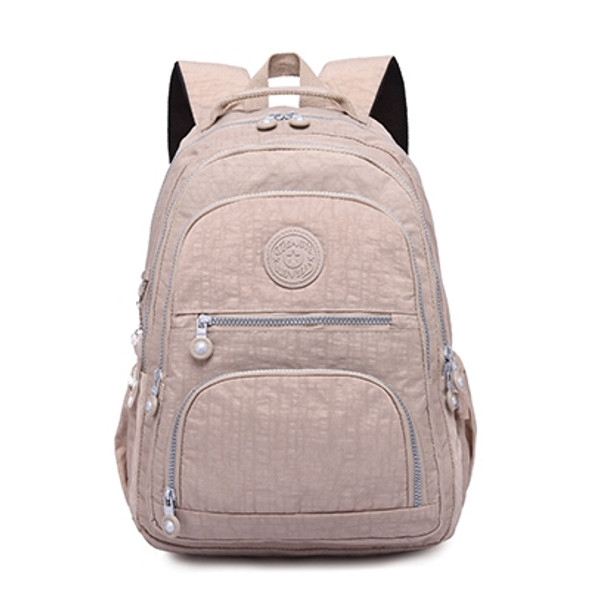 Backpacks School Backpack for Teenage Girls Female Laptop Bagpack Travel Bag, Size:33X16X47cm(T1377 Khaki)