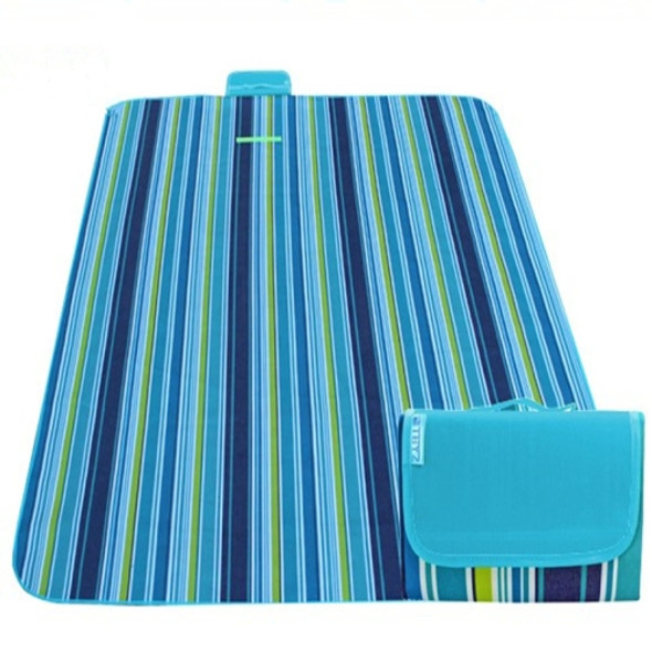 600D Oxford Cloth Outdoor Picnic Mat Picnic Cloth Waterproof Mats Spring Travel Beach Mat, Specifications (length * width): 150*180(Silan Stripe)