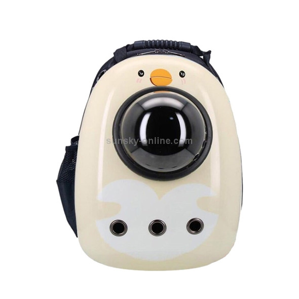 12-hole Breathable Transparent Go Out Portable Space Capsule Pet Carrier Backpack( Chicken)